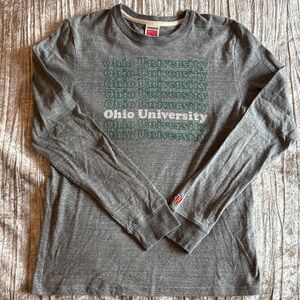 Gray Ohio University Long Sleeve Tee